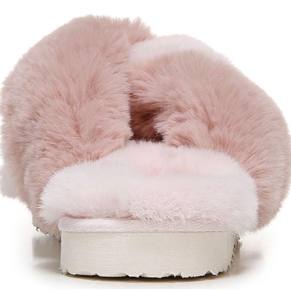 Pink faux fur slippers Sam Edelman - Picture 2 of 3